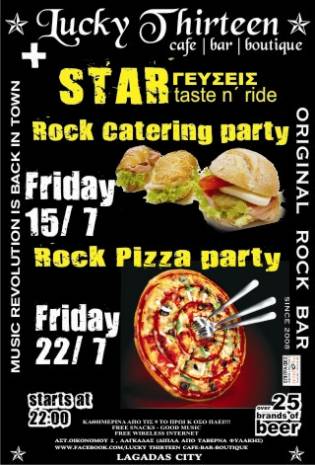 ROCK CATERING KAI PIZZA PARTY  LUCKY 13
